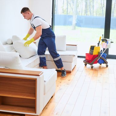 Spot and stain treatment for leather upholstery with tailored solutions